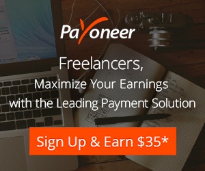 payoneer $35 promo code